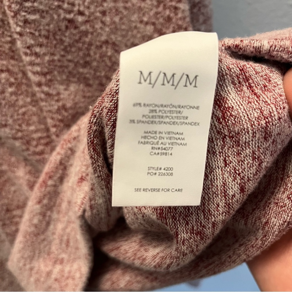 CAbi Pink Crew Neck Sweater with Relaxed Fit - Picture 7 of 9